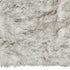 2' X 3' Black Faux Sheepskin Animal Print Washable Area Rug